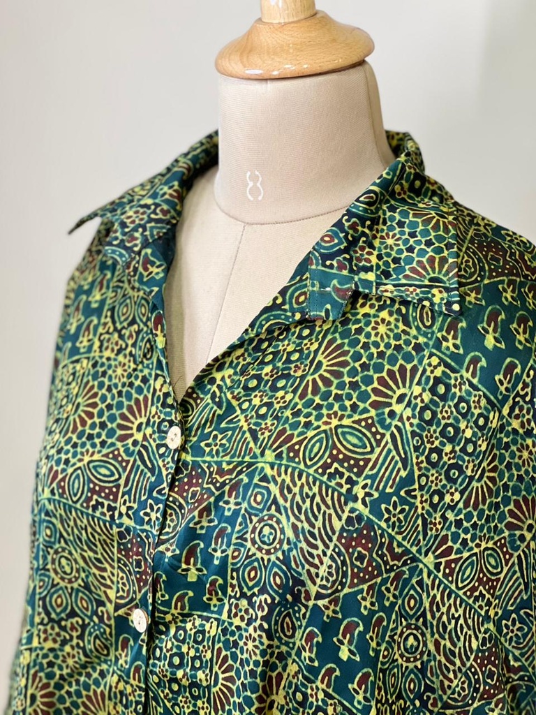 Ajrakh Modal Shirt Kaftans 5015