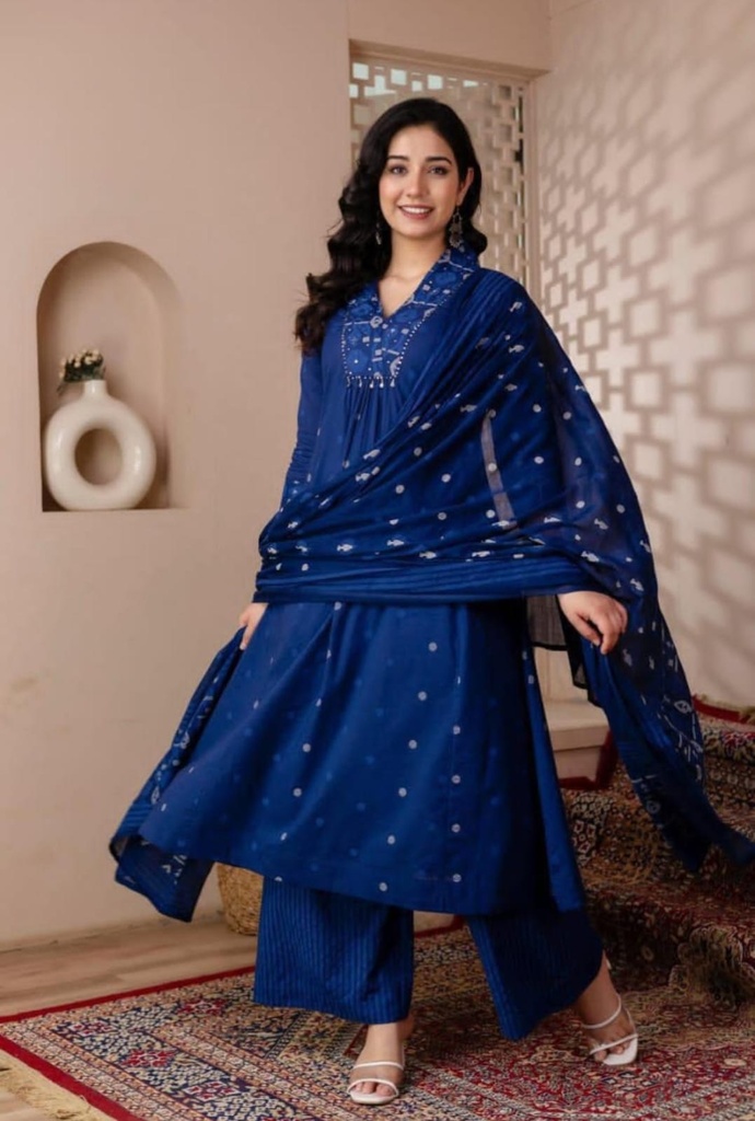 Cotton Kurti Sets 5043