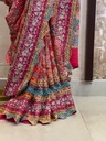Premium Chiffon Sarees 5018 Pink