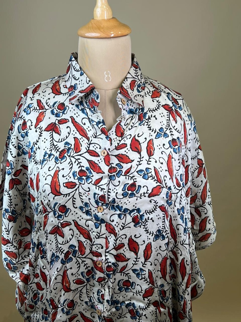 Ajrakh Modal Shirt Kaftans 5015