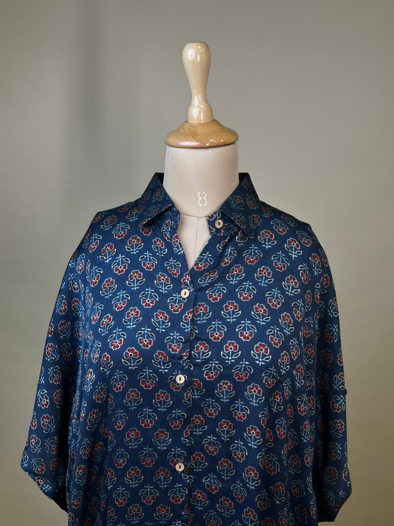 Ajrakh Modal Shirt Kaftans 5015