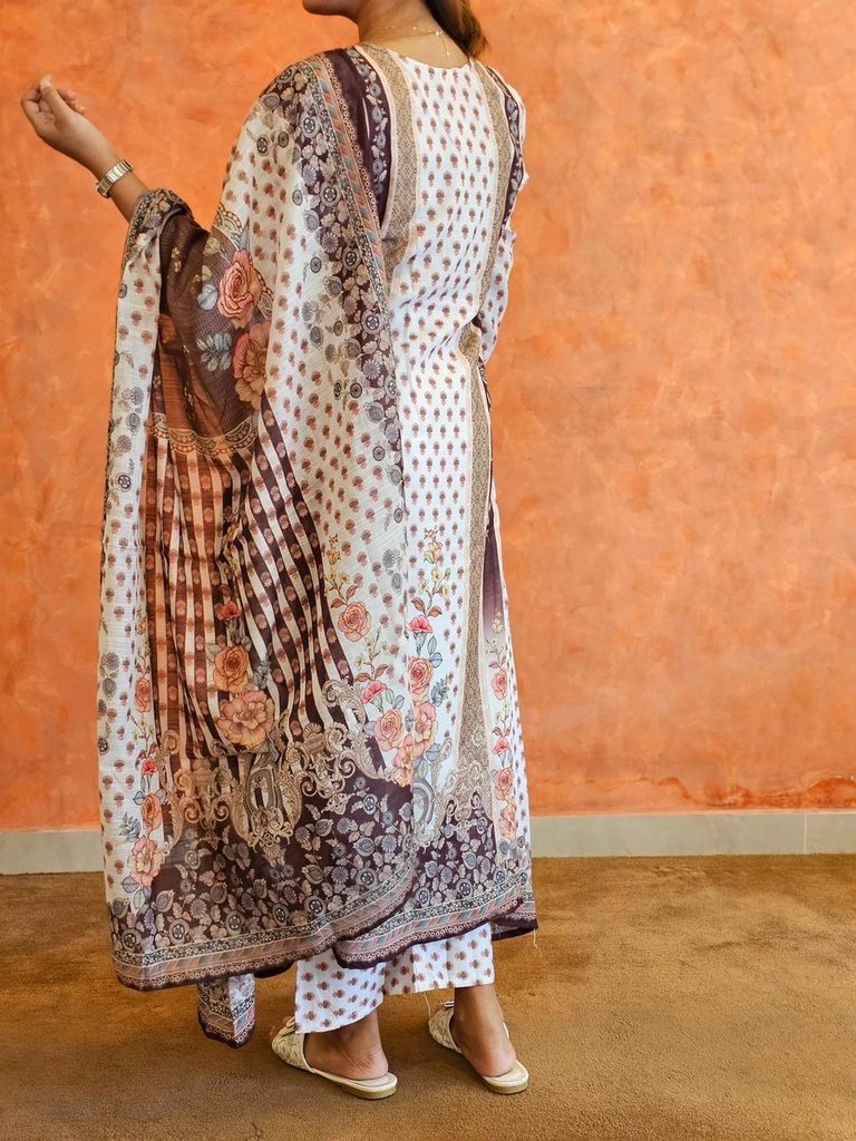 Premium Chanderi Cotton Kurti Sets 5046