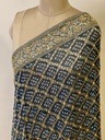 Khaddi Georgette Bandhani Dupatta 4781 Gray