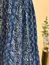 Indigo Cotton Skirts 4556