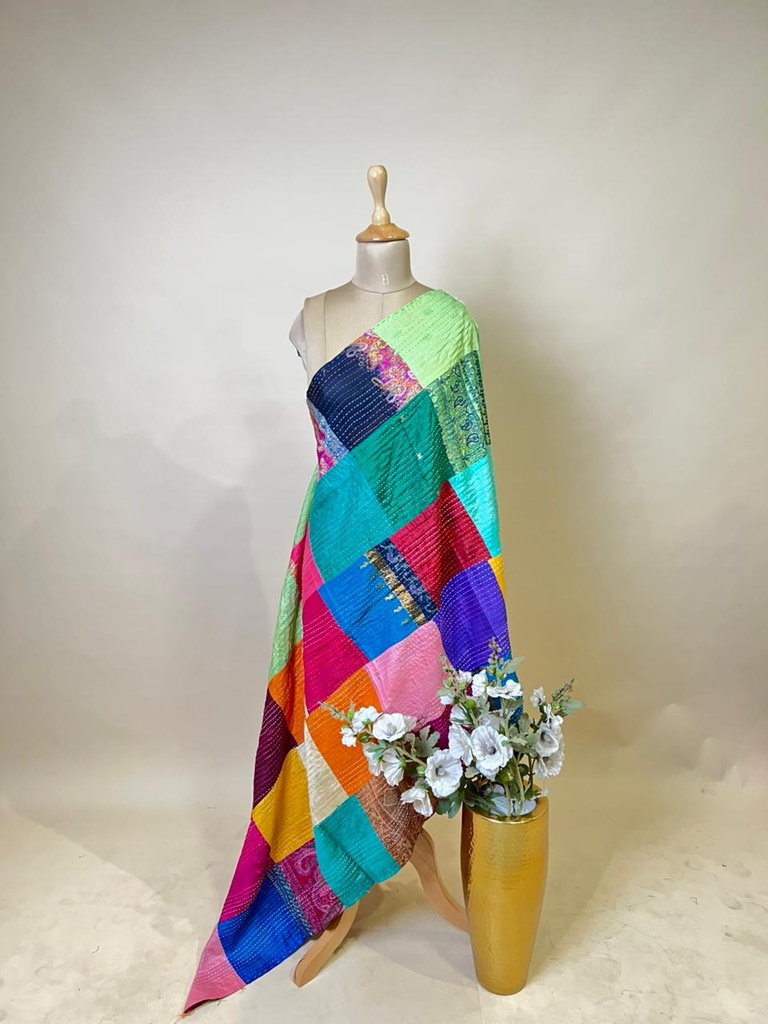 Kantha Soft Silk Dupatta 4781