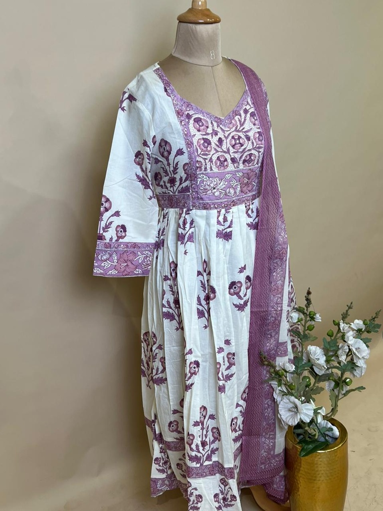 BlockPrinted Kurti Sets 5043 