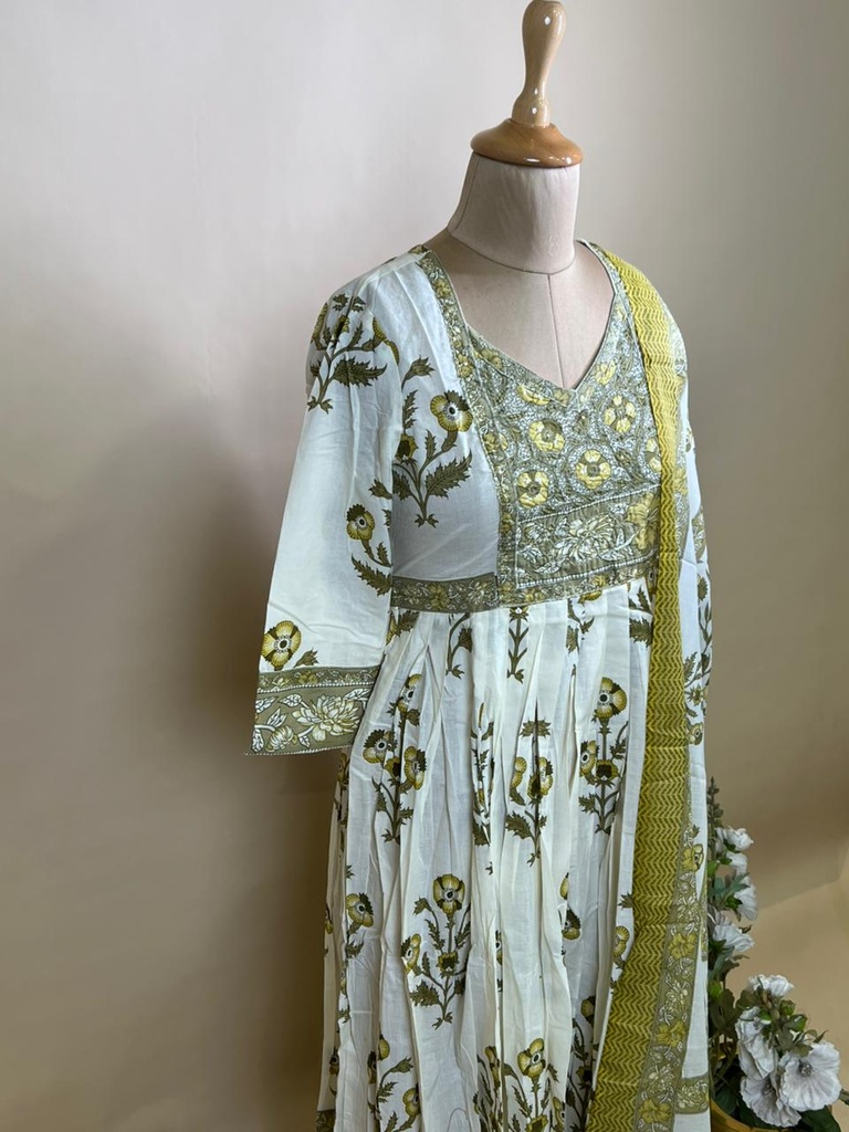 BlockPrinted Kurti Sets 5043