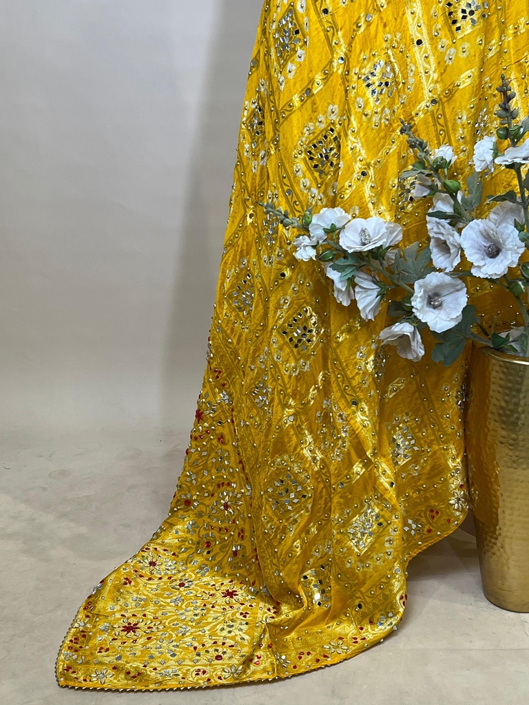  Bandhej Silk Dupatta 4781