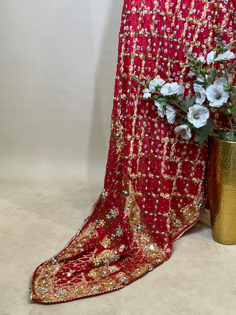  Bandhej Silk Dupatta 4781