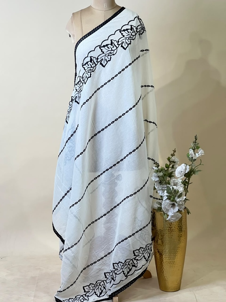 Embroidered Cotton Dupatta 4780