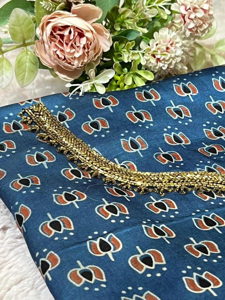 Ajrakh Mashru Fabric 5013