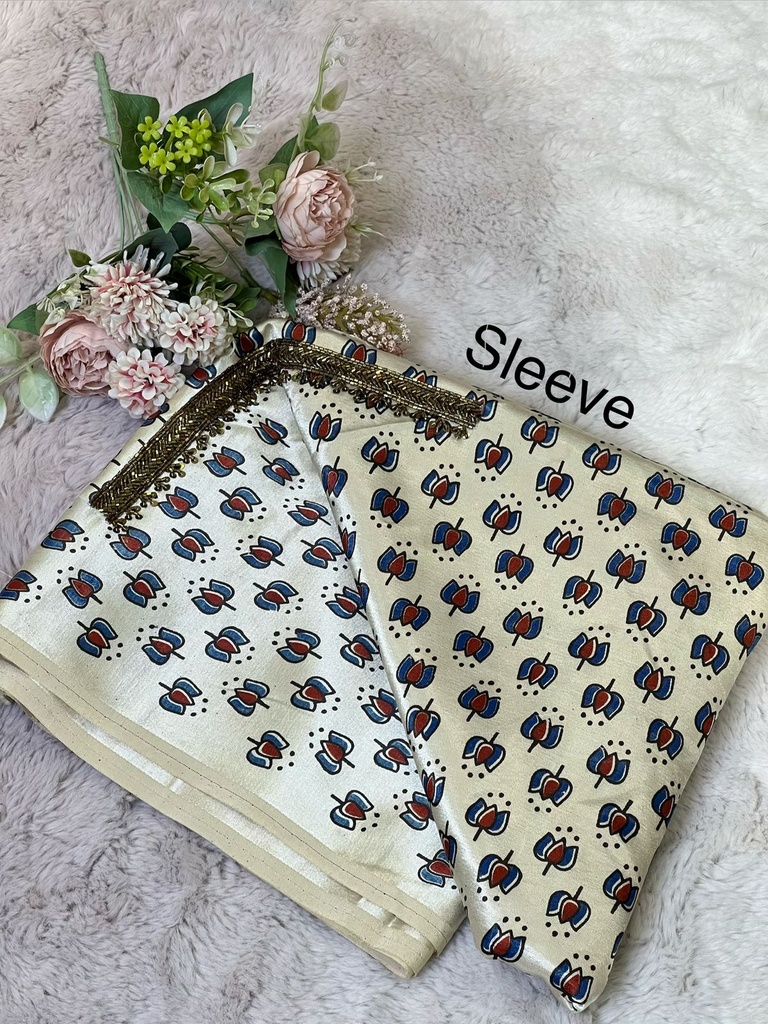 Ajrakh Mashru Fabric 5013