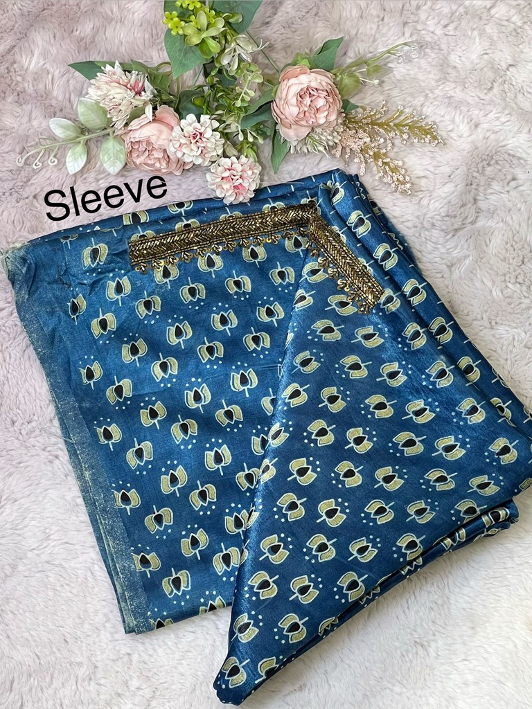 Ajrakh Mashru Fabric 5013