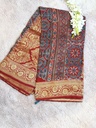 Ajrakh Dola Silk Sarees 5018 