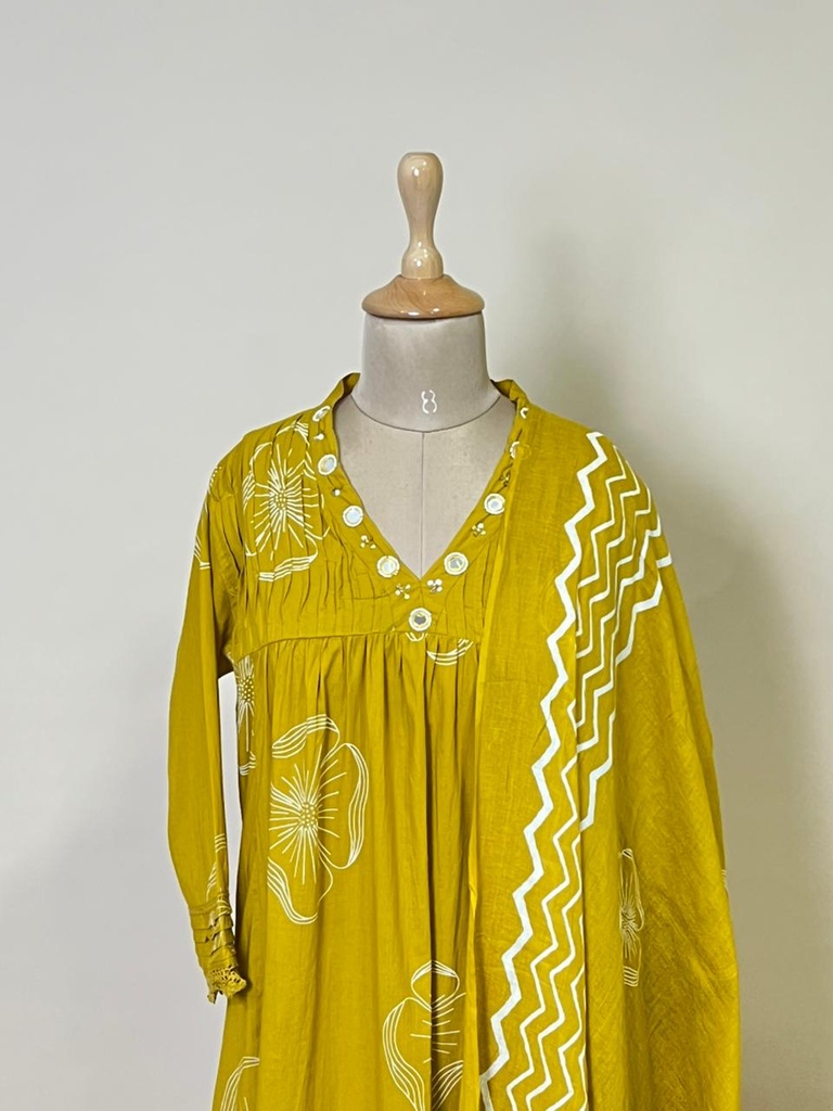 Premium Cotton Kurti Set 5609 