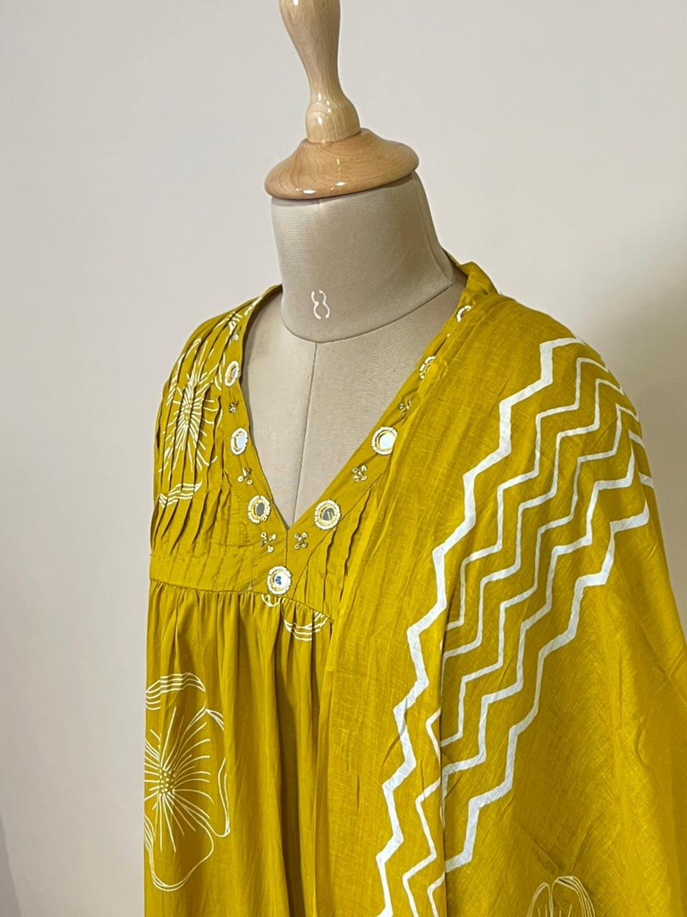 Premium Cotton Kurti Set 5609 