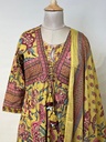  Premium Cotton Anarkali Kurti Set 5043