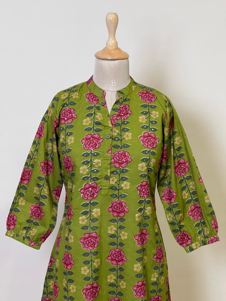 Short Cotton Kurtis 5056