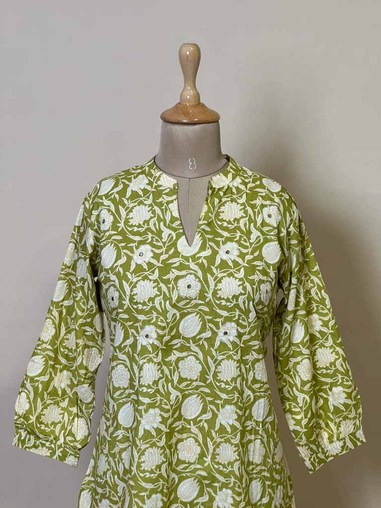 Short Cotton Kurtis 5056
