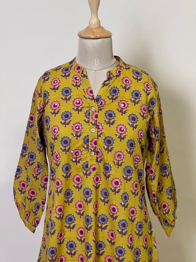 Short Cotton Kurtis 5056