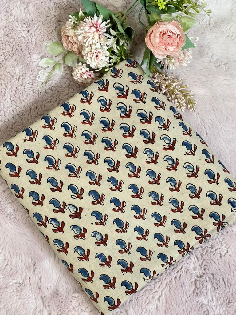Ajrakh Cotton Fabric 5021