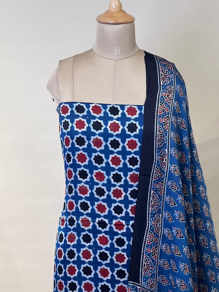 Ajrakh Modal Suit Sets 5012