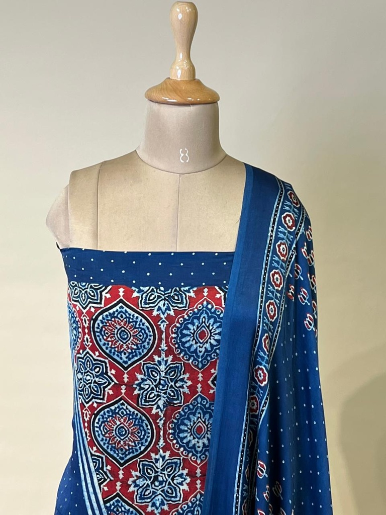  Ajrakh Modal Suit Sets  5012 