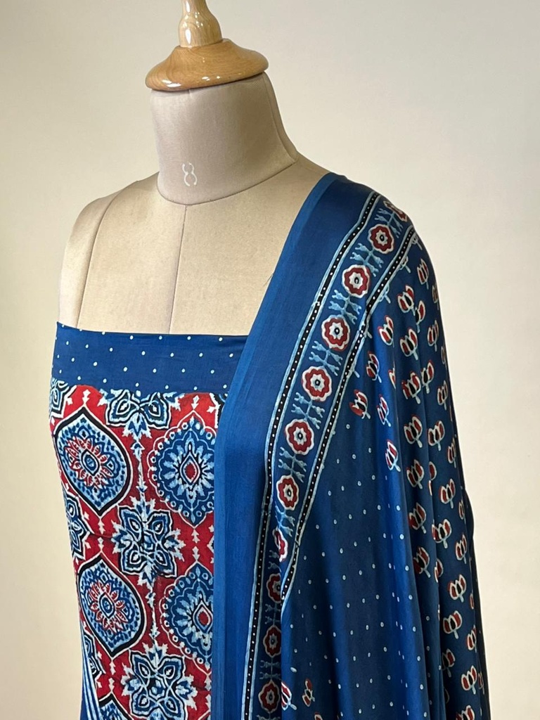 Ajrakh Modal Suit Sets  5012 