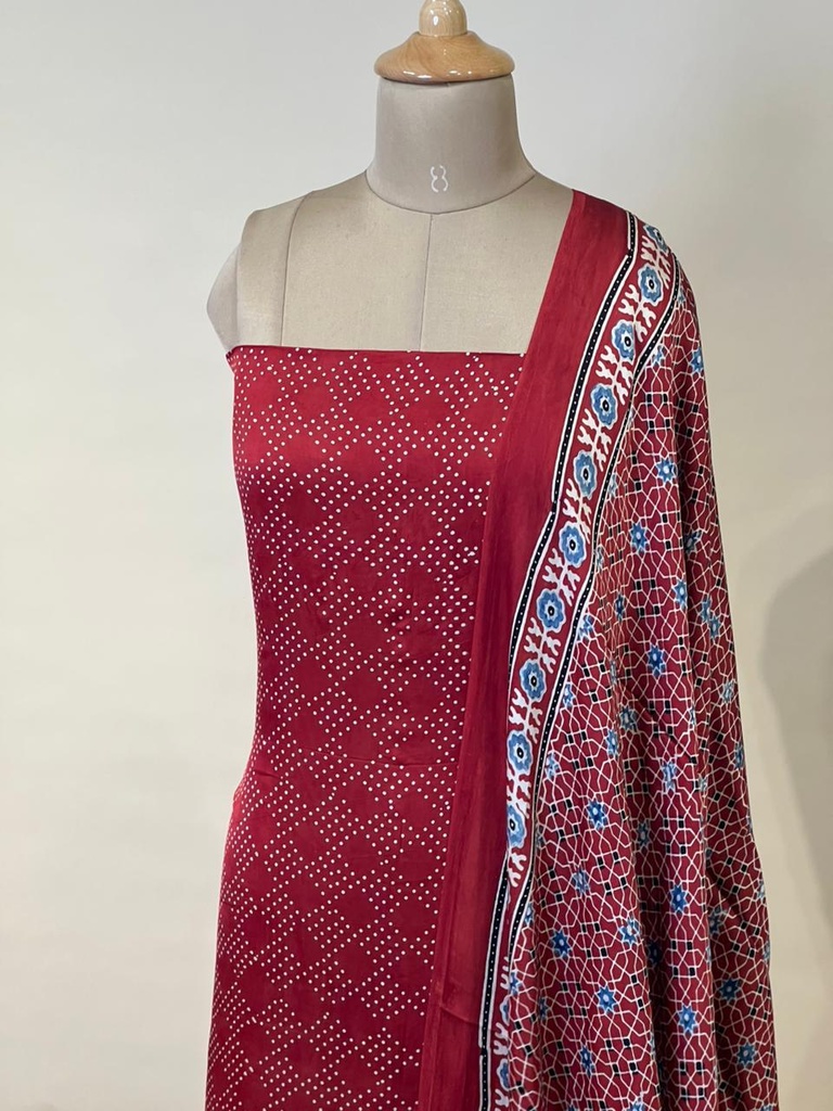  Ajrakh Modal Suit Sets  5012 