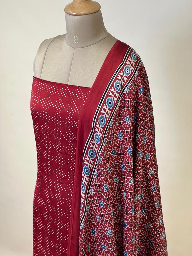  Ajrakh Modal Suit Sets  5012 