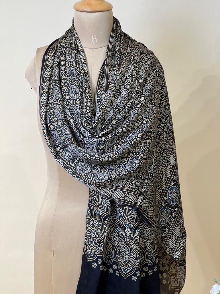Ajrakh Modal Stoles 5071
