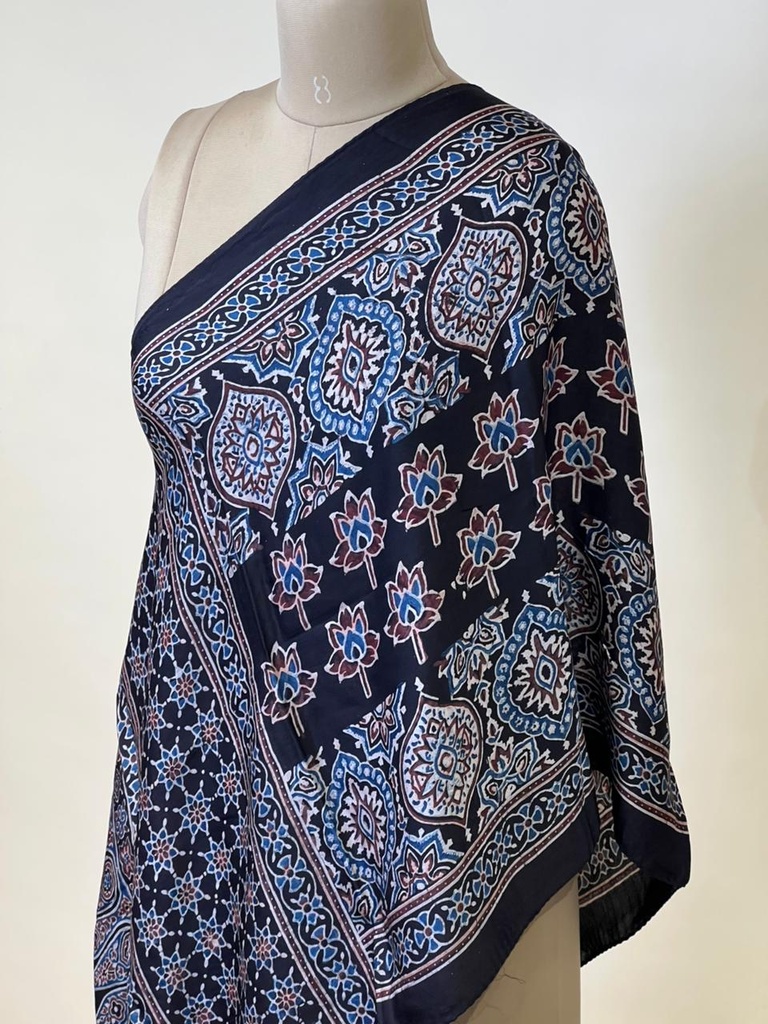Ajrakh Modal Stoles 5071