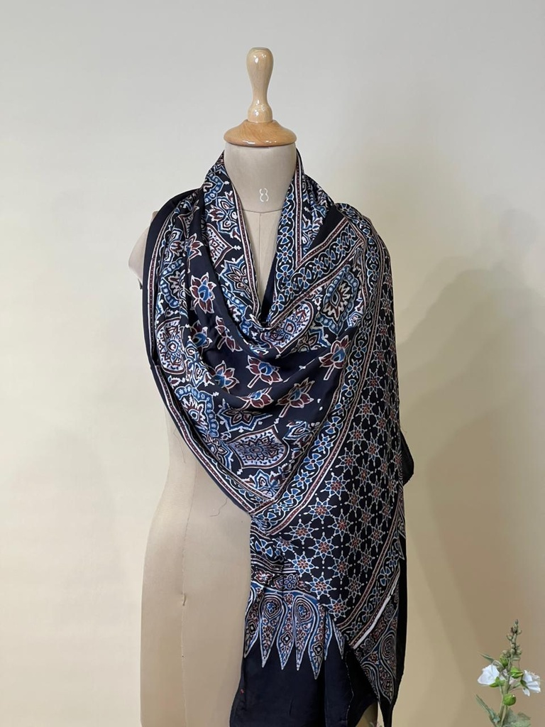 Ajrakh Modal Stoles 5071