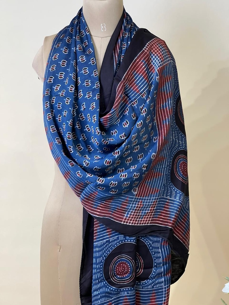 Ajrakh Modal Stoles 5071