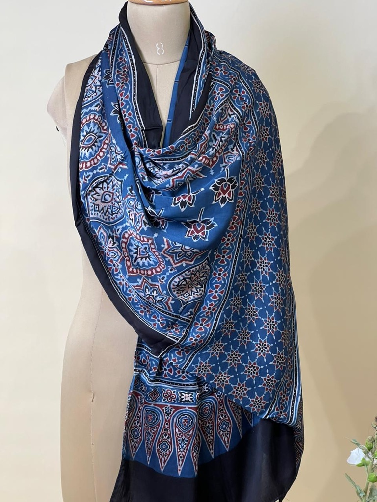 Ajrakh Modal Stoles 5071