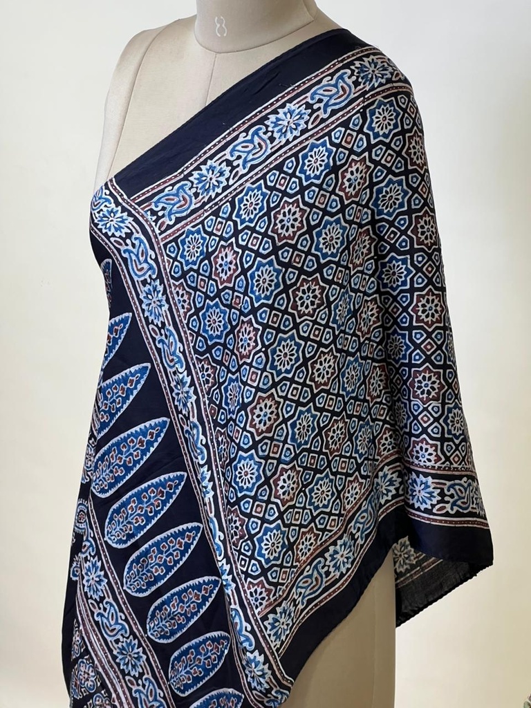 Ajrakh Modal Stoles 5071