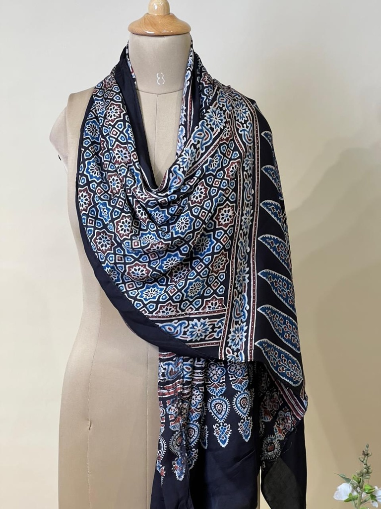 Ajrakh Modal Stoles 5071