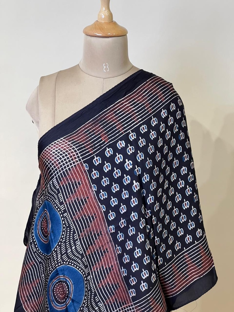 Ajrakh Modal Stoles 5071