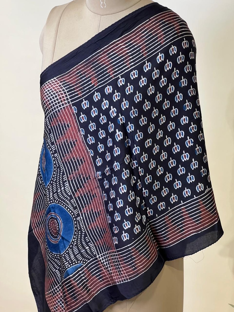 Ajrakh Modal Stoles 5071