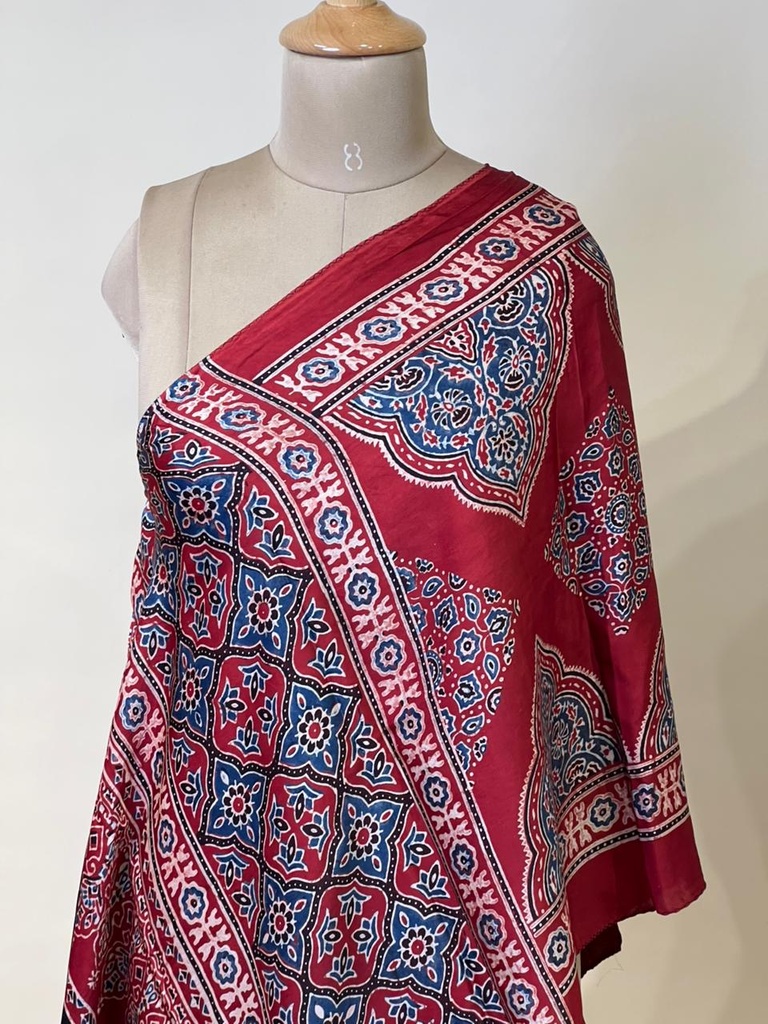 Ajrakh Modal Stoles 5071