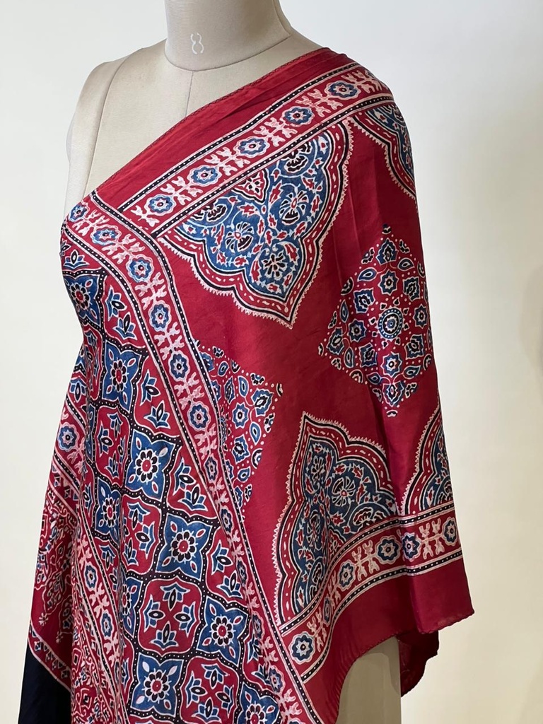 Ajrakh Modal Stoles 5071