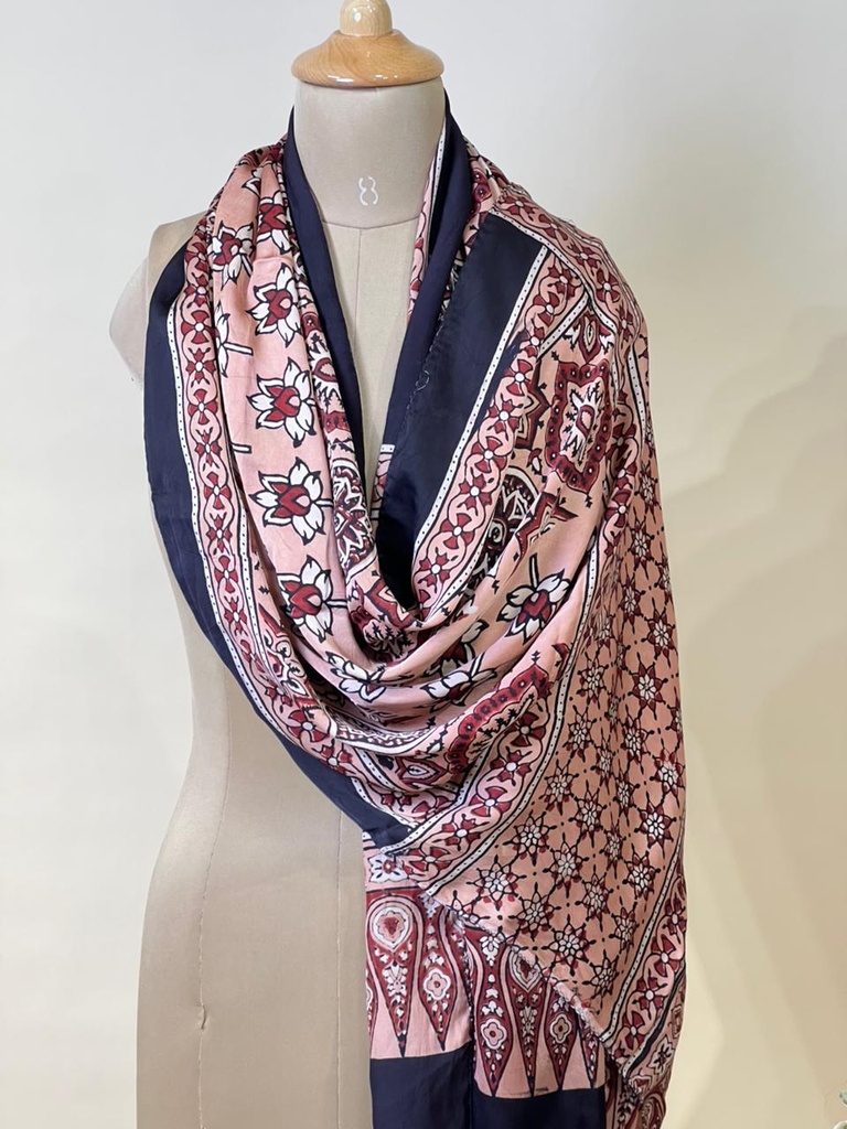 Ajrakh Modal Stoles 5071