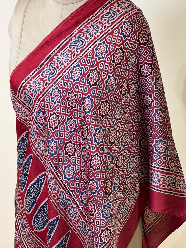 Ajrakh Modal Stoles 5071