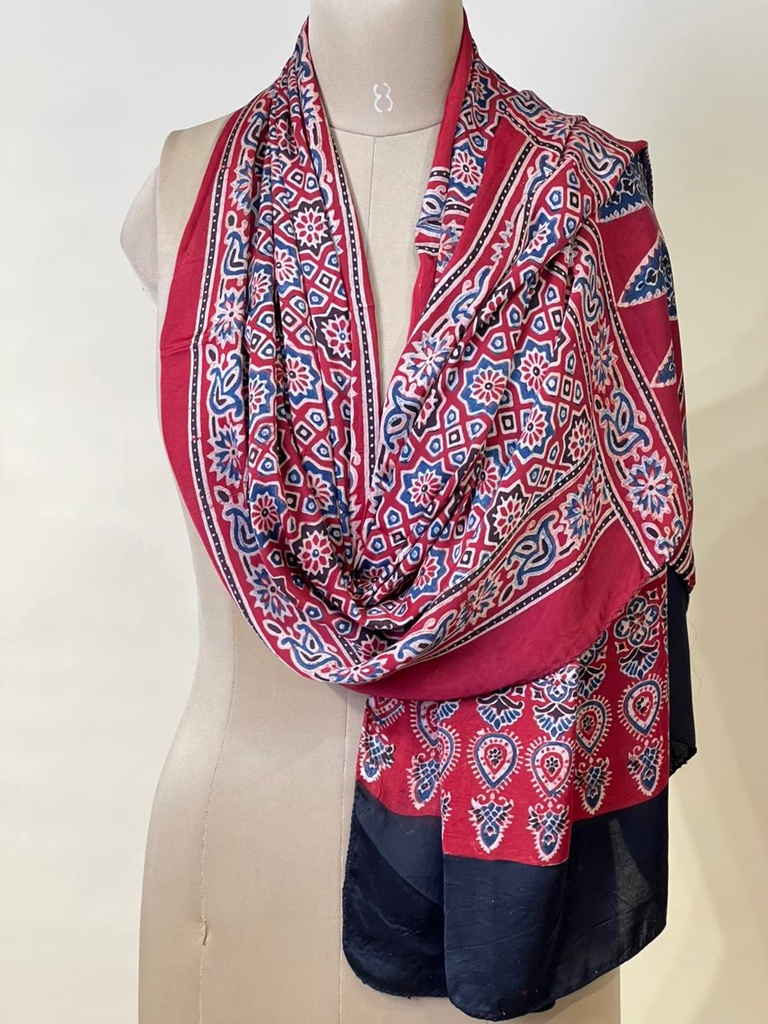 Ajrakh Modal Stoles 5071