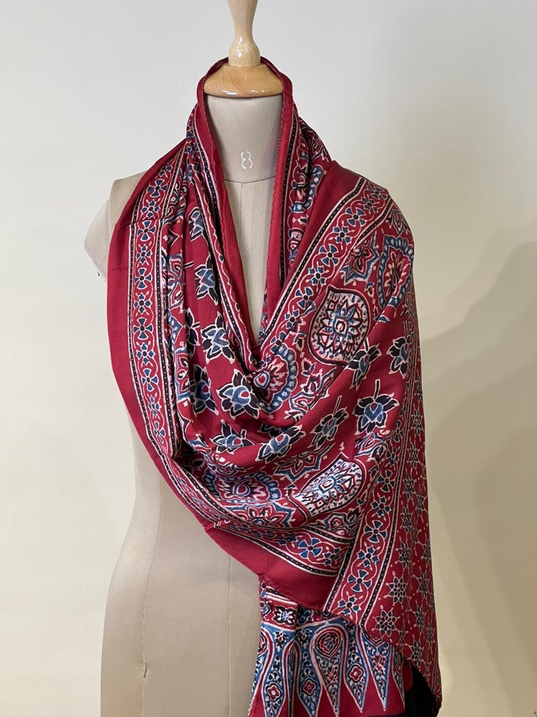 Ajrakh Modal Stoles 5071