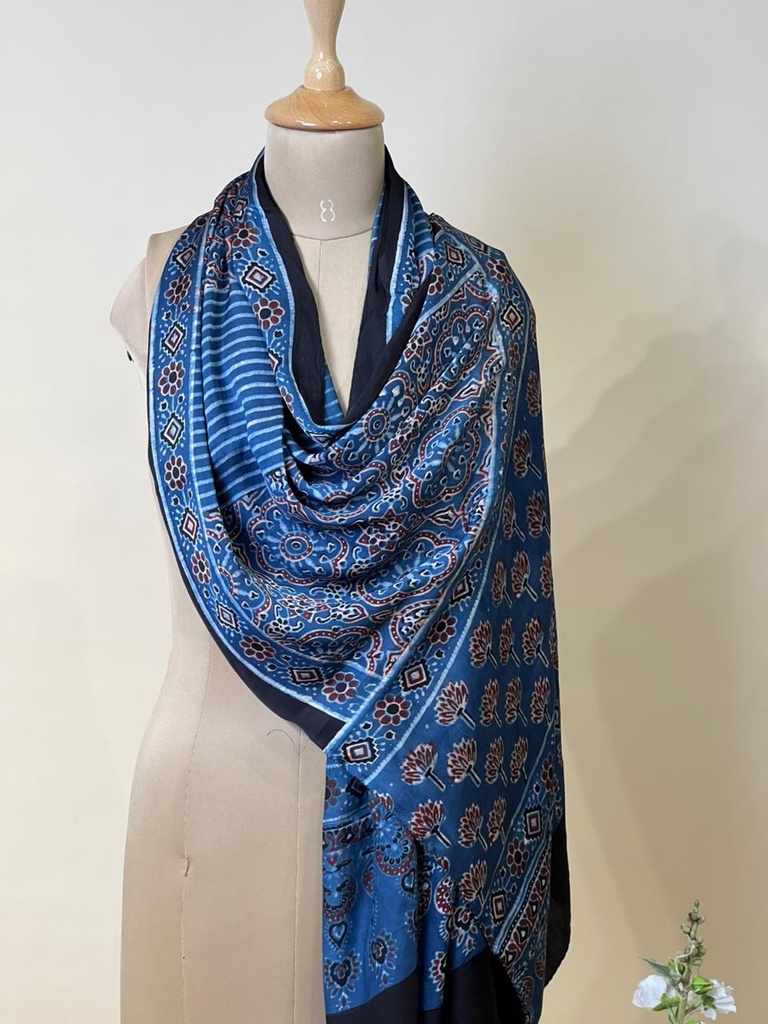 Ajrakh Modal Stoles 5071