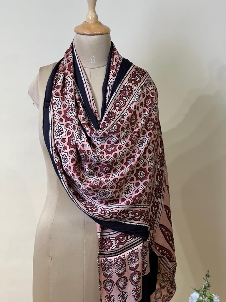 Ajrakh Modal Stoles 5071