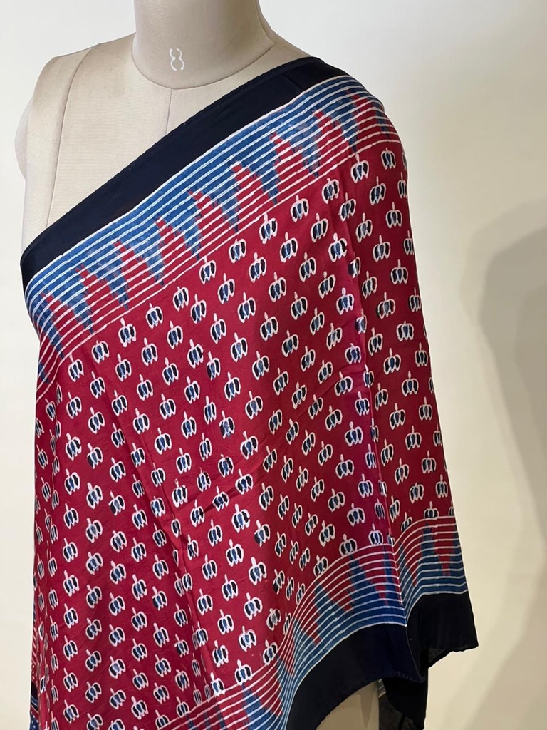 Ajrakh Modal Stoles 5071