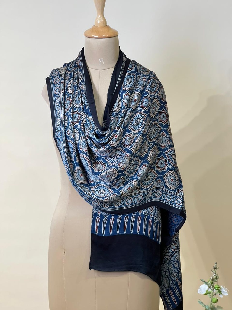Ajrakh Modal Stoles 5071
