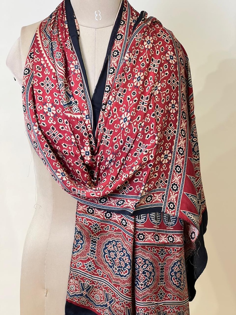 Ajrakh Modal Stoles 5071